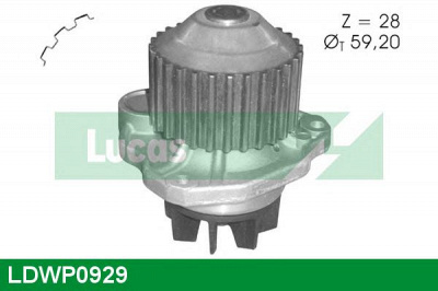 LUCAS ENGINE DRIVE ldwp0929 -  Водяной насос